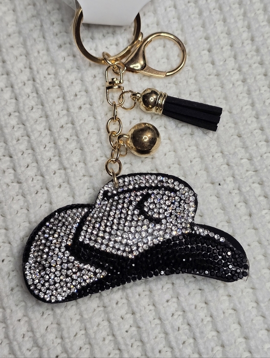 Fashion Jewelry Accessories - Rhinestone Statement Keychains or Bag Charms Western Animal